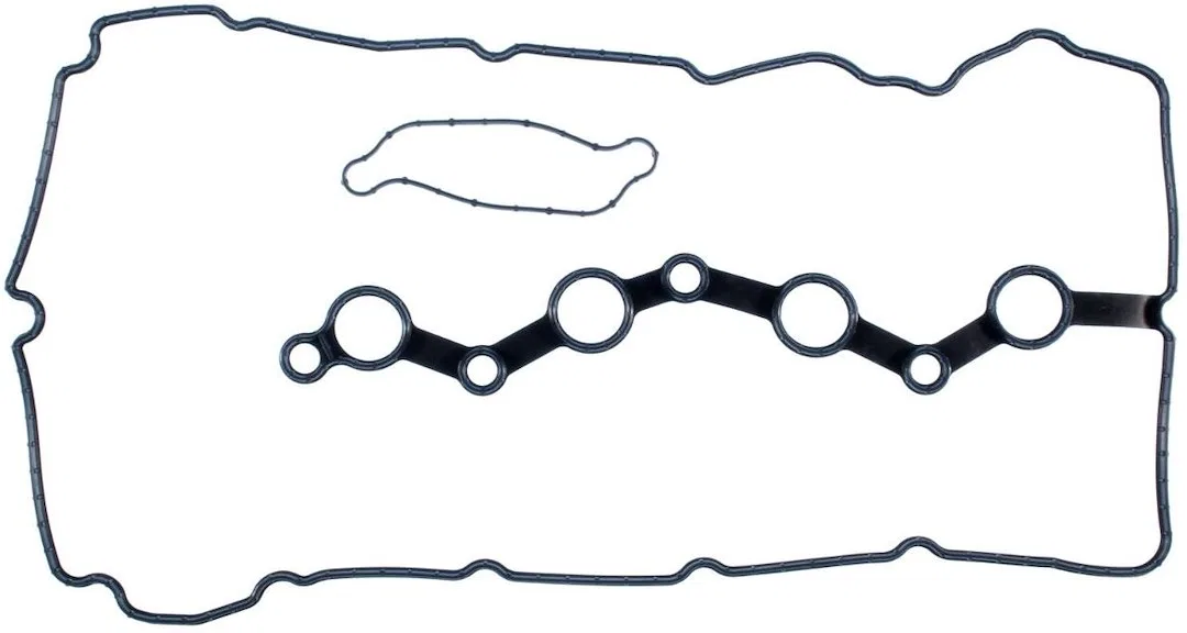 VS50554 – CLEVITE 77 Valve Cover Gasket, OE Replacement Molded Rubber 0.33 Inch Thickness With Spark Plug Tube Seal 4...